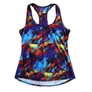 Athleta colorful razor back tank top - Size XS